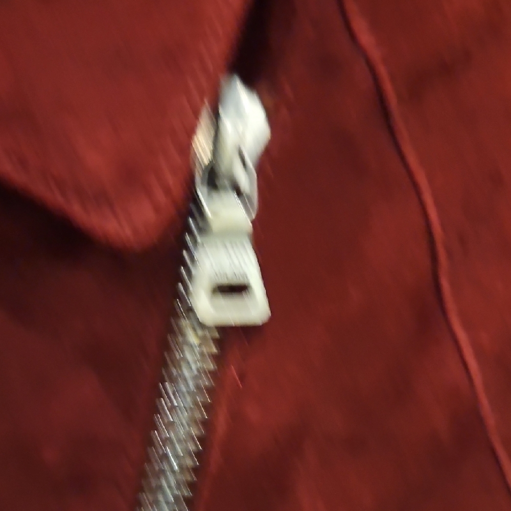 Prada Burgundy Suede Leather Jacket - Picture 3 of 9